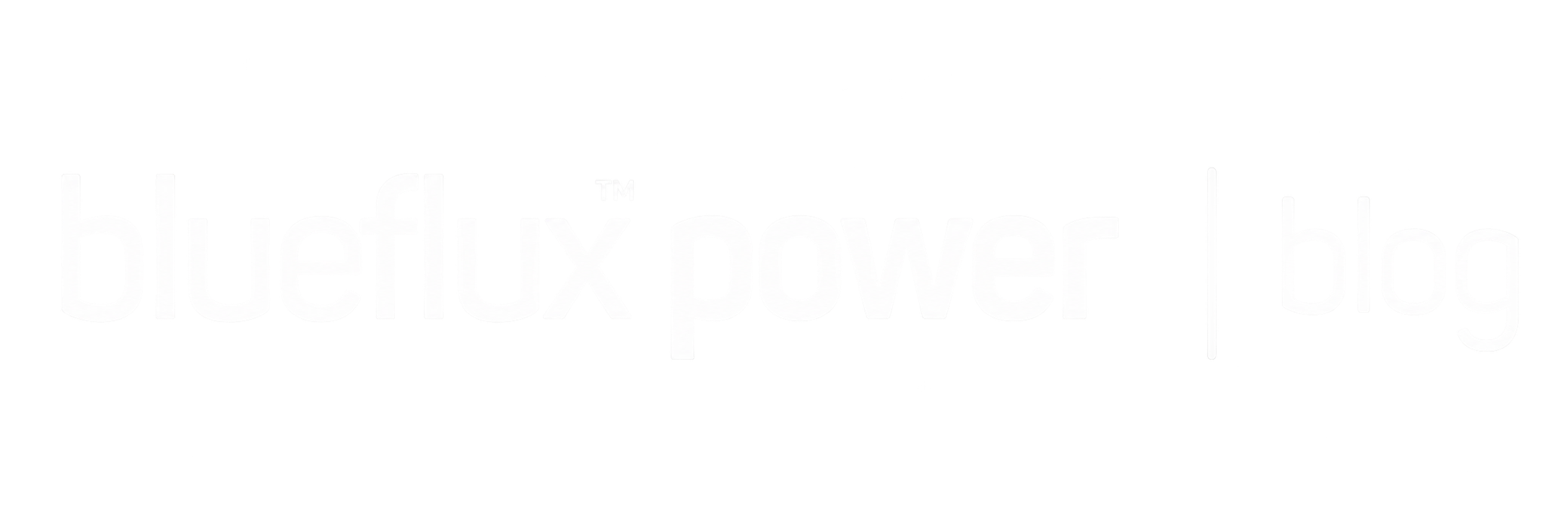 Blueflux Power Blog logo.